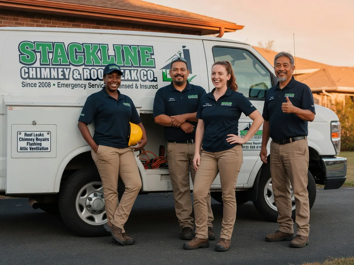 Chimney flashing repair company in Shirland, IL